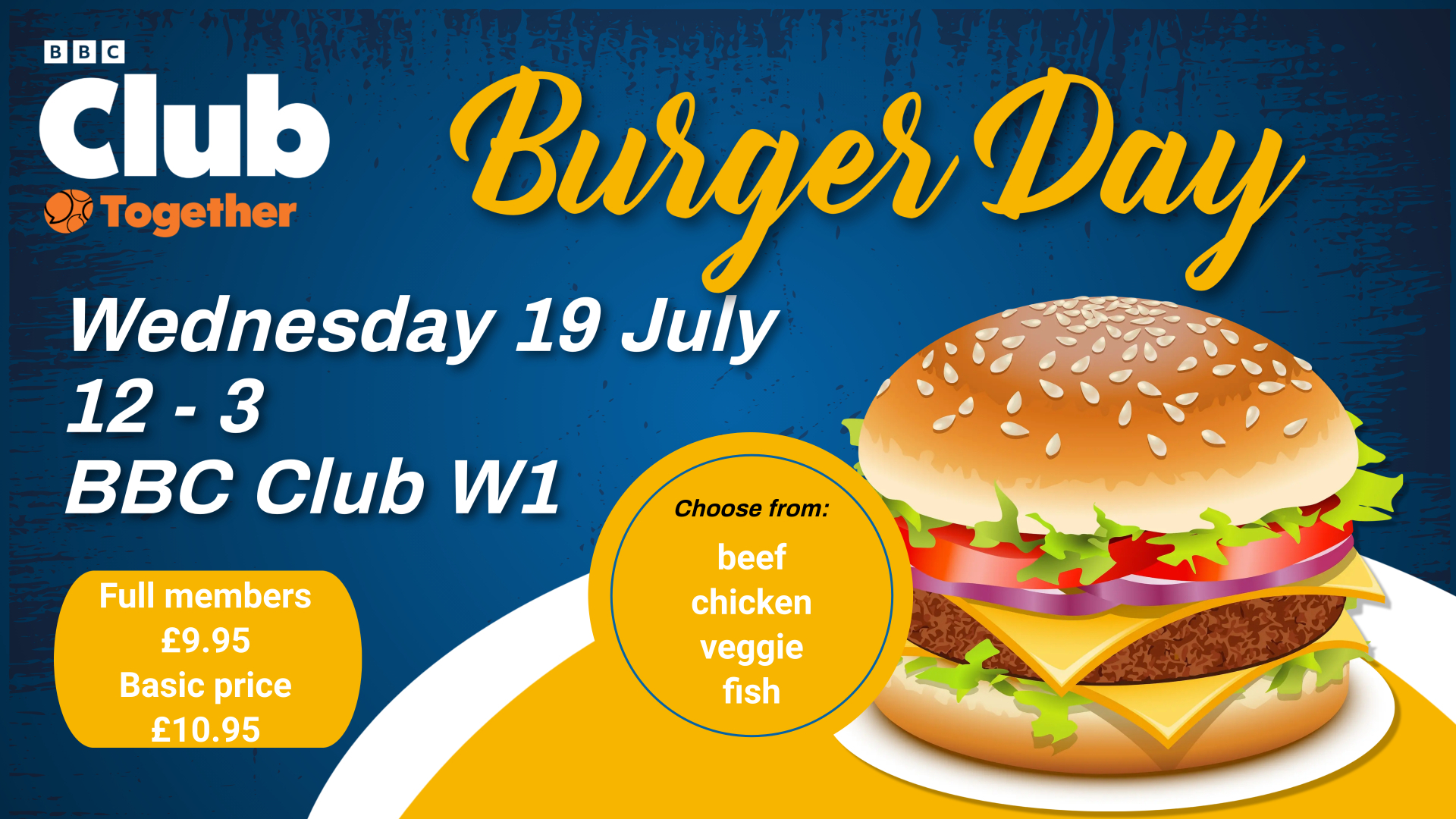 Burger Day priced July